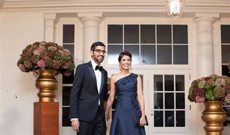 Google CEO Sundar Pichai And His Wife Anjali Pichai's Sweet And Simple ...