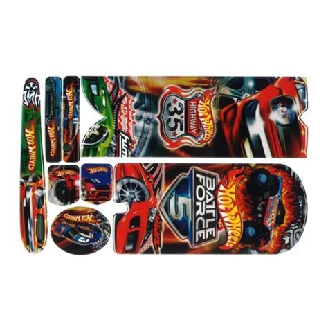 Adesivo Colante Para Bicicleta Infantil Aventura Menino Hot Wheels Shopee Brasil