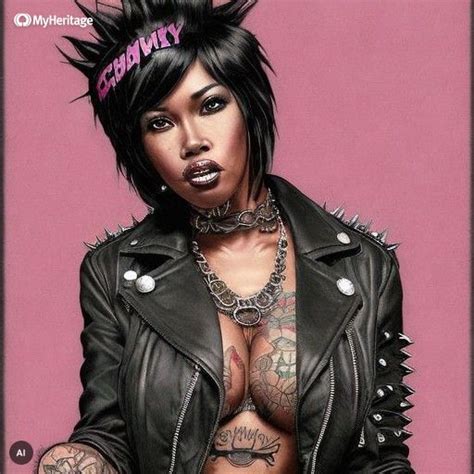 Delotta Brown Delotta Brown Punk Rocker Porn Pic