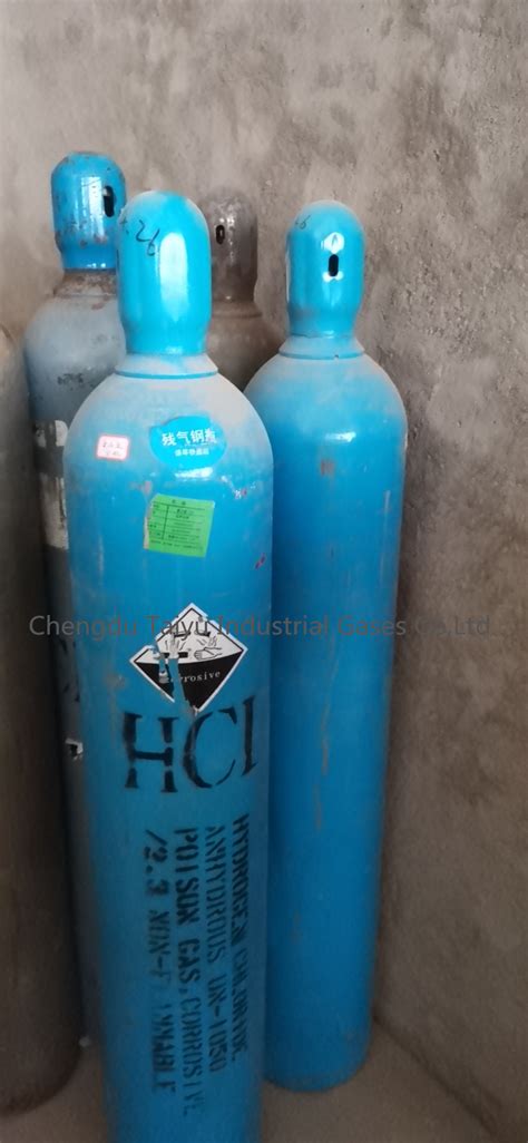 Industrial Grade 99 9 Purity Anhydrous Hydrogen Chloride HCl Gas 250kg