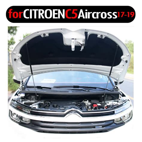 Carbon Fiber For 2017 2023 Citroen C5 Aircross Auto Bonnet Hood Modify