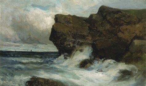 Art Reproductions Ocean Cliffs 1881 By Edward Mitchell Bannister 1828