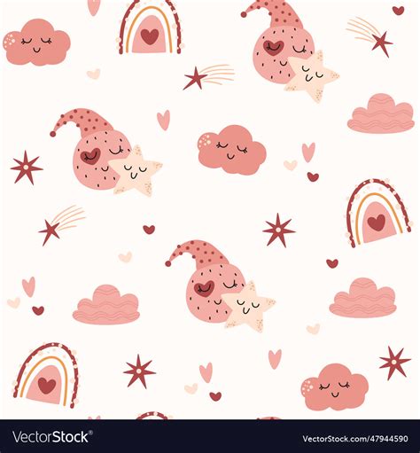 0753 sleep pattern Royalty Free Vector Image - VectorStock