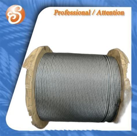 Nantong Factory X Fc Din Hot Dipped Galvanized Steel Wire Rope