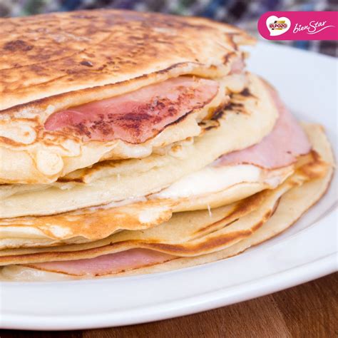 Pankekes salados de Jamón Cocido Extra ElPozo BienStar Crêpe au