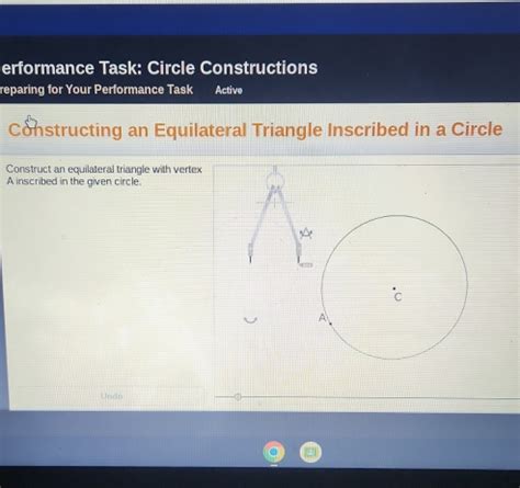 Solved Performance Task Circle Constructions Reparing For Your