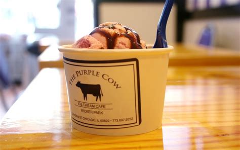 Purple Cow Ice Cream Cafe: A Chicago, IL Restaurant.