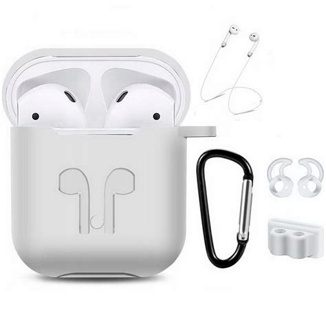 AIRPODS 5w1 ZESTAW ETUI LINKA ZACZEP GUMKI UCHWYT 8121958438