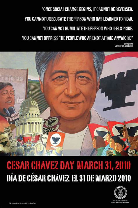 Cesar Chavez Poster Photograph by Mountain Dreams - Pixels