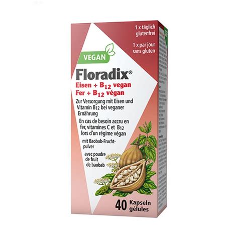 Floradix Eisen B12 Kapseln Vegan DrogerieShop24