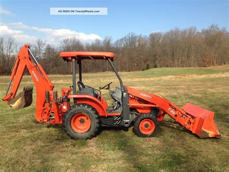 Kubota L Commercial Duty Tractor Loader Backhoe Hrs X Gst