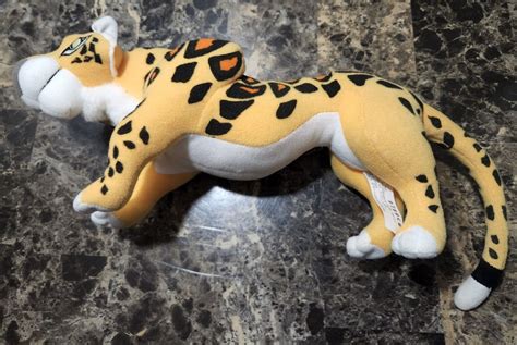 Mavin | RARE Tarzan Vintage Mattel Arco Toys Disney SABOR Leopard Cheetah Plush