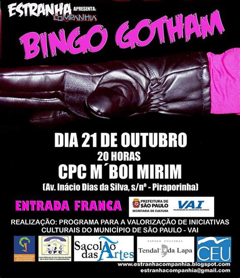 CASA DE CULTURA DE M BOI MIRIM Espetaculo Teatral Na Quinta Feira