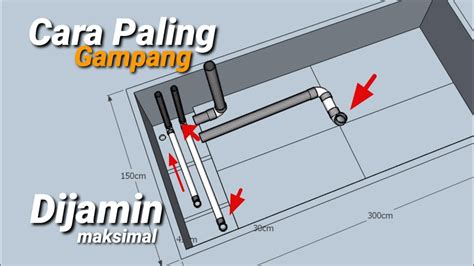 Pemasangan Pipa Tahap Awal Pembuatan Kolam Koi Minimalis YouTube