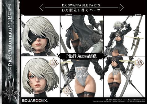 お値段約28万の造形美！『ニーア オートマタ』より「2b（ヨルハ二号b型）」のスタチューが圧巻、自爆モードの下半身パーツで“太もも”が更に凄く インサイド