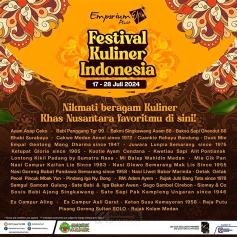 FESTIVAL KULINER INDONESIA Di EMPORIUM PLUIT MALL SoPasti