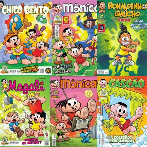Turma Da Monica Todos Os Gibis - Kit Gibis Turma da Mônica - sem repetições | Shopee Brasil