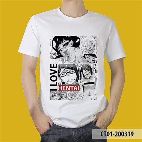 Mua O Thun I Love Hentai Ahegao Anime Ct