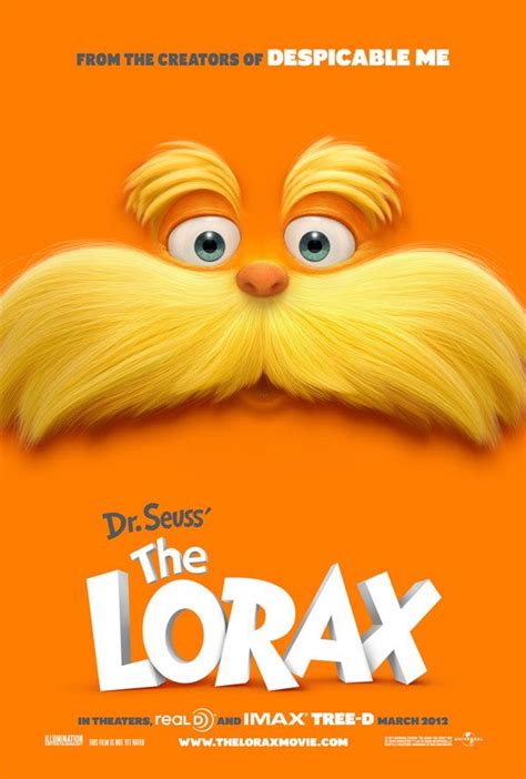 Dr Seusss The Lorax Poster Debuts We Are Movie Geeks