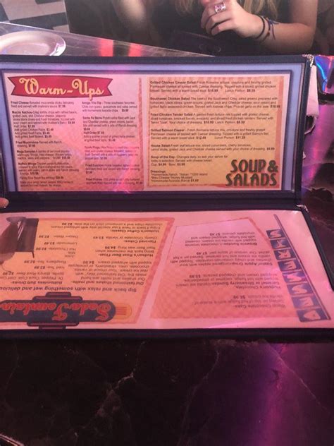 Menu At Hudson S Bar Grill El Paso