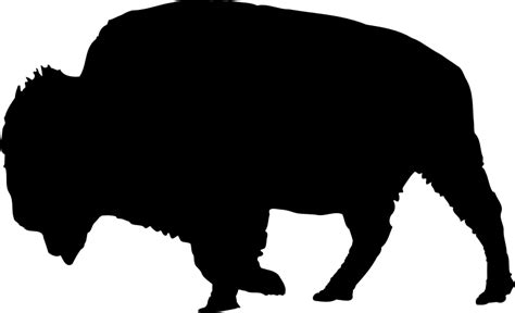 Bison Silhouette - Openclipart