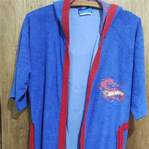 Roupão Infantil Hot Wheels Azul Roupa Infantil para Menino Pernambucanas Usado 98987031 enjoei
