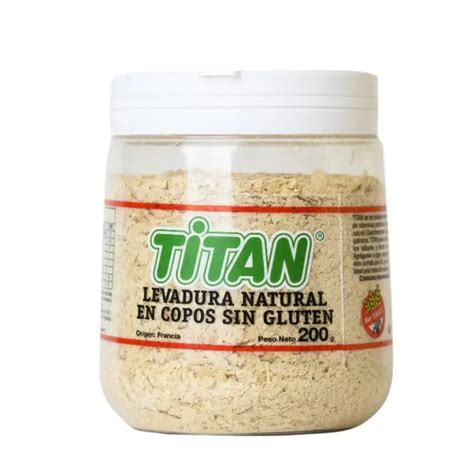 Levadura En Copos Titan G Sin Tacc Viv Org Nico