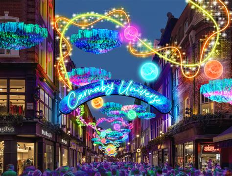 Carnaby Street Lights Up With A Brand New Christmas Installation