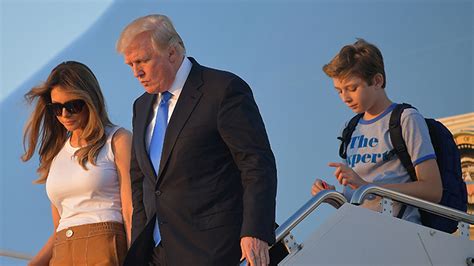 Melania and Barron Trump Officially Move into the White House