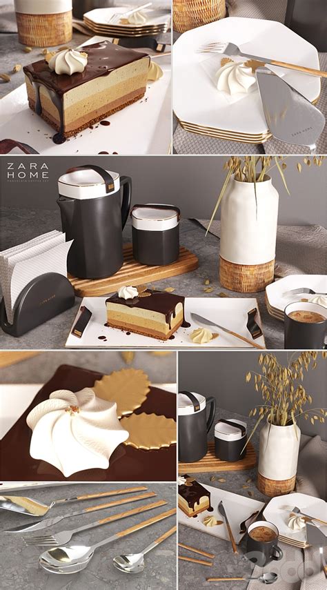 Coffee set_zara_home - Посуда - 3D модель