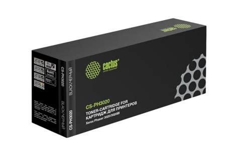 Лазерный картридж Cactus CS-PH3020 (106R02773) черный для Xerox Phaser ...
