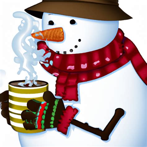 Drinking Hot Chocolate Cartoon