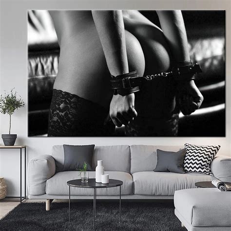 Erotic Wall Decor Nude Art Sexy Body Decor Erotic Art Bedroom Decor Wall Art Canvas Canvas