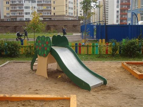 Горка металлическая - Купить детскую железную горку на заказ в Москве ...