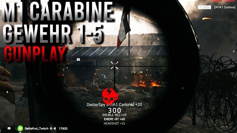 Battlefield 5 M1 Carabine Gewehr 1 5 Gunplay YouTube