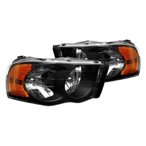 Spec D® 2lh Ram02jm Ks Black Euro Headlights