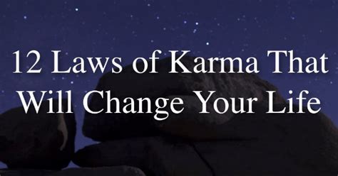 The 12 Simple Laws Of Karma That Will Change Your Life Video