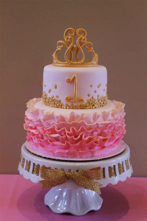 21 Pink And Gold First Birthday Party Ideas Pretty My Party