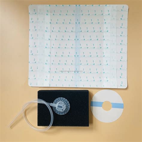 Sterile Negative Pressure Wound Therapy Npwt Dressing Kit Transparent