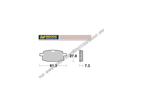 Plaquettes De Frein Ap Racing Avant Arri Re Pour Scooter Peugeot V