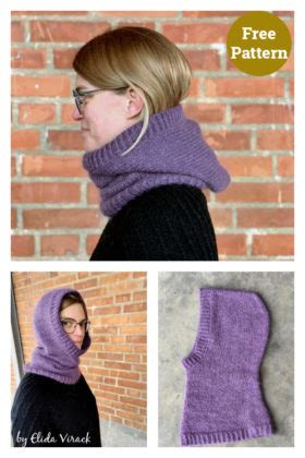 The Notorious Hooded Cowl Free Knitting Pattern