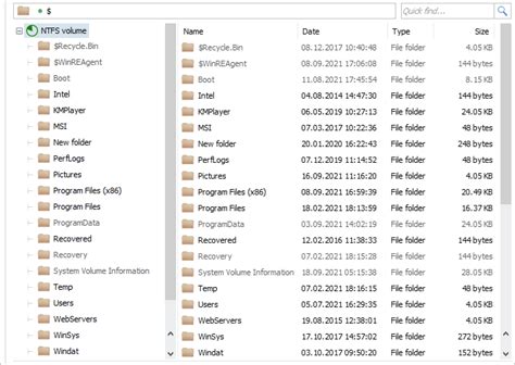 navigation pane user manual standard interface