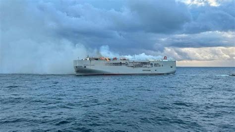 North Sea: One dead, several injured in cargo ship fire off Dutch coast ...