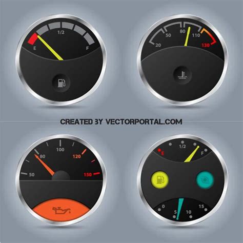 Car Gauges Ai Royalty Free Stock Svg Vector And Clip Art