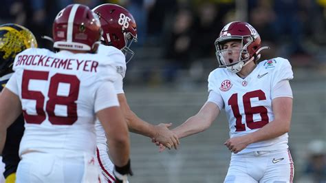 Will Reichard: Alabama football kicker reflects after Rose Bowl