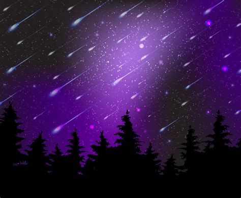 Meteor Shower Background | FreeVectors