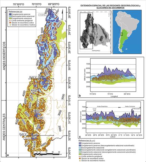 A Distribuci N Regional De Los Glaciares De Escombros Activos E