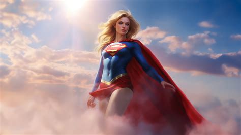 Supergirl Flying High Wallpaper,HD Superheroes Wallpapers,4k Wallpapers ...