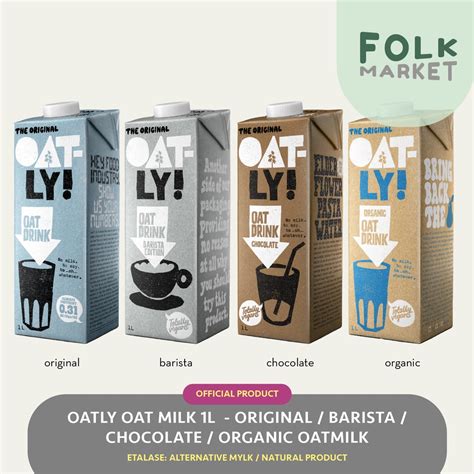 Jual Oatly Oat Milk 1l Original Barista Chocolate Organic