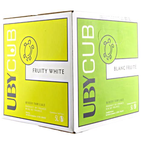 Domaine Uby IGP Côtes de Gascogne BIB 5L Uby Cub Blanc 2022 Les Canons